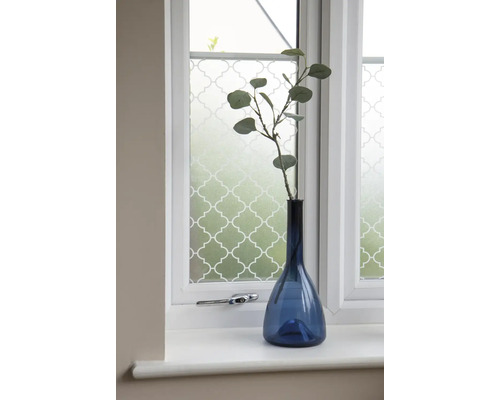 Dekorační fólie s marockým vzorem na okně