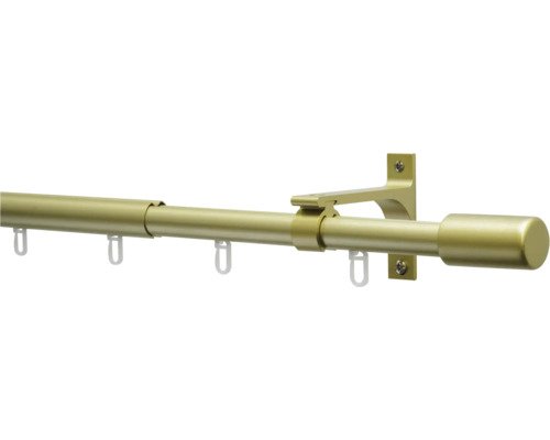 Záclonová tyč s držákem a kluzáky