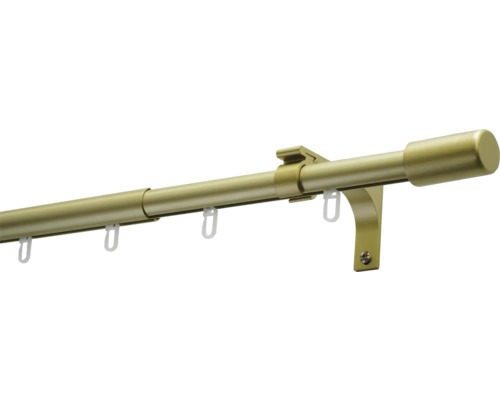 Záclonová tyč s držákem a kluzáky