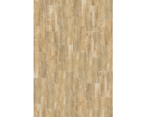 Položené podlahové dlaždice s vzhledem dřeva