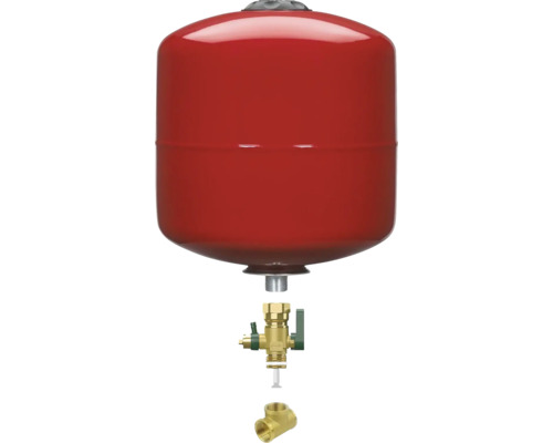 Tlaková expanzní nádoba topení s připojovacím šroubením a T kusem