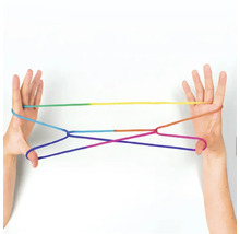 Finger Twist 160cm duhové