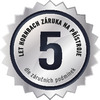 Záruka 5 let Záruka 5 let