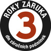 Záruka 3 roky Záruka 3 roky