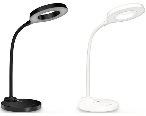 Dvě stolní lampy s LED světly