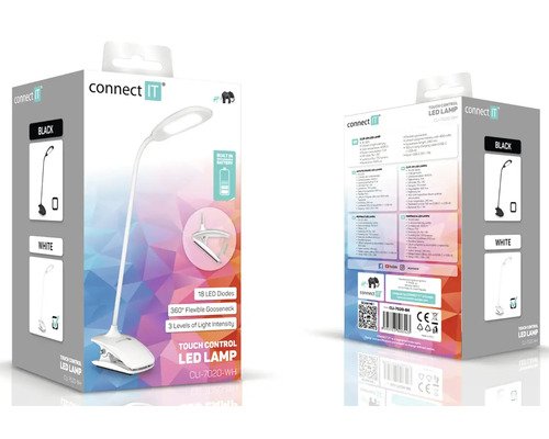 Balení LED lampy Connect IT s dotykovým ovládáním