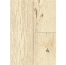 Detail světlé laminátové podlahy s texturou dřeva