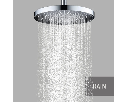 Dešťová sprcha s proudem vody