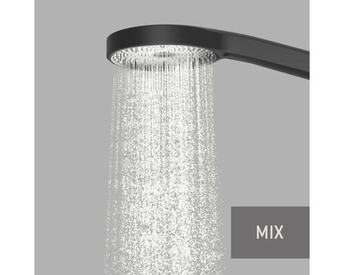 Sprchová hlavice s proudem vody