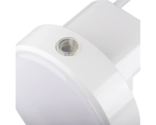 Detail bílé zásuvkové lampy