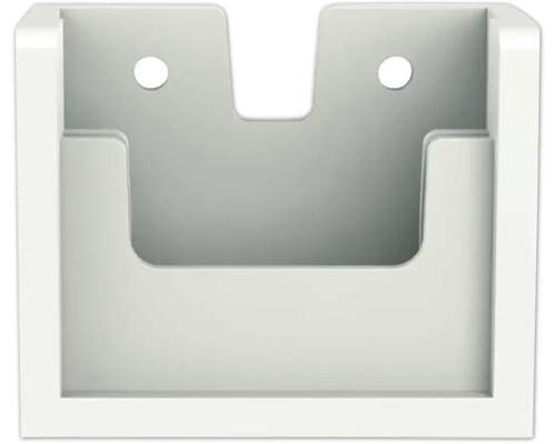 Bílá nástěnná poštovní schránka pro vnitřní použití