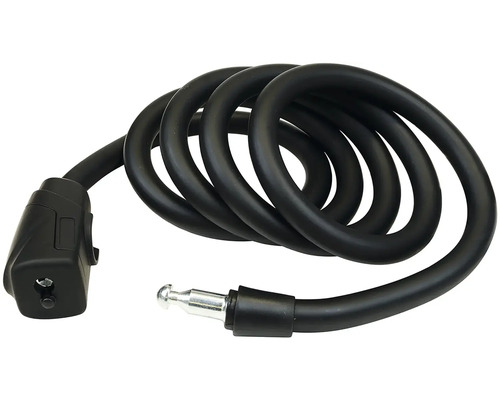 Černý kabel přívěsu s konektorem