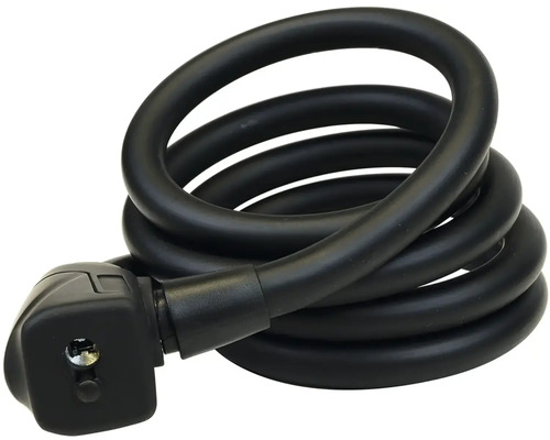 Černý lankový zámek na kola