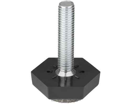 Stavitelná noha se závitem a plstěným kluzákem pro nábytek