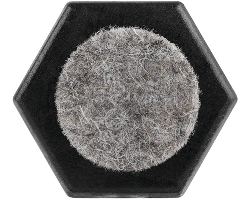 Nábytkový kluzák s plstěnou kluznou plochou