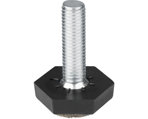 Nábytkový kluzák se závitem a plstěnou kluznou plochou