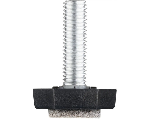 Nábytkový kluzák se šroubem a plstěnou kluznou plochou