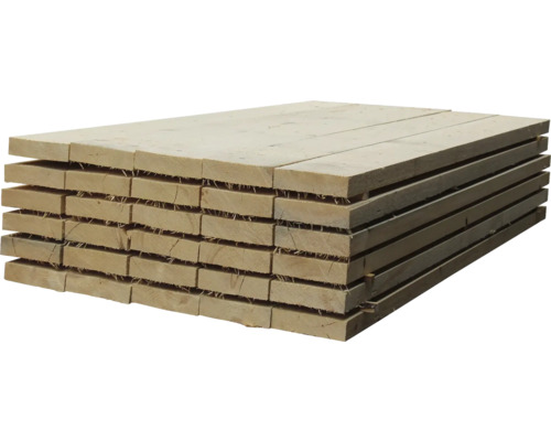 Stoh surových hoblovaných prken ze dřeva