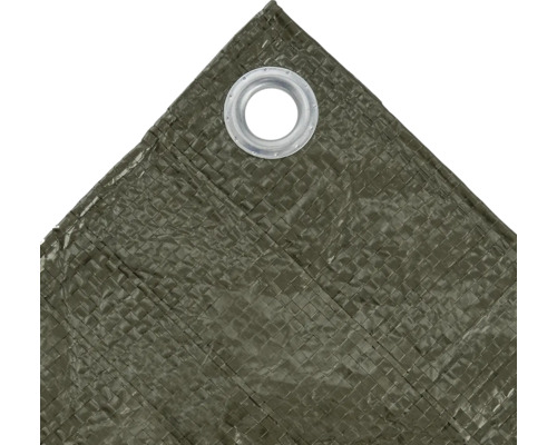 Detail krycí plachty s očkem