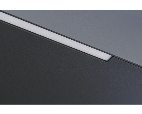 Detail moderního LED nástěnného svítidla