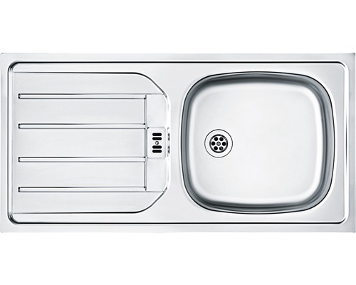 Nerezový dřez s odkapávací plochou