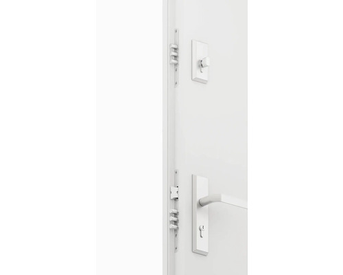 Kování dveří se závorou a klikou