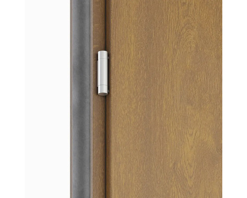 Detail dveří s dveřním závěsem