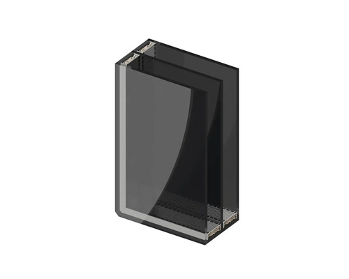 Řez trojitým zasklením