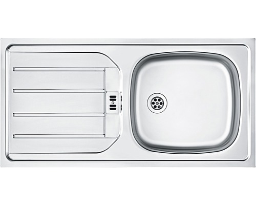 Nerezový dřez s odkapávací plochou