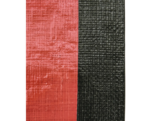 Detailní pohled na krycí plachtu s výztuží tkaniny