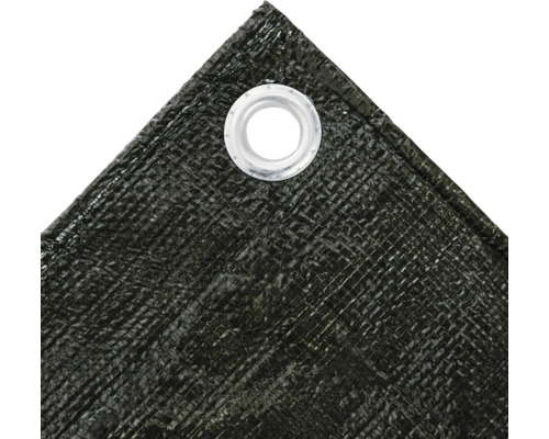 Detail tkané plachty s očkem