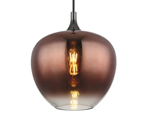 Závěsné svítidlo s průhledným skleněným stínidlem