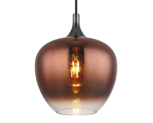 Závěsné svítidlo se skleněným stínidlem