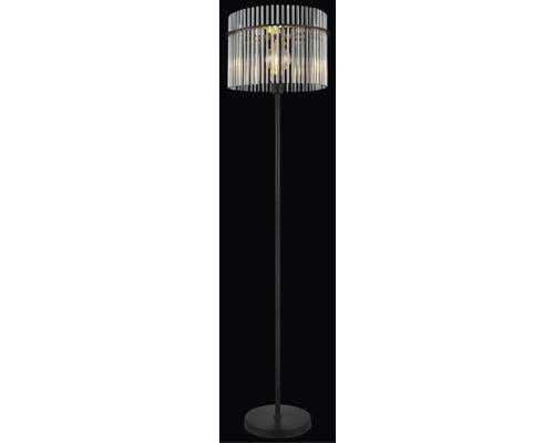 Stojací lampa se stínidlem ze skleněných tyčí