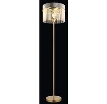 Stojací lampa se stínidlem z tyčí