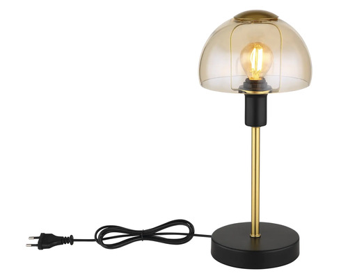 Stolní lampa se stínidlem a žárovkou