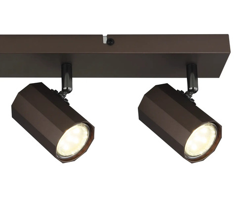 Stropní svítidlo se dvěma bodovými světly