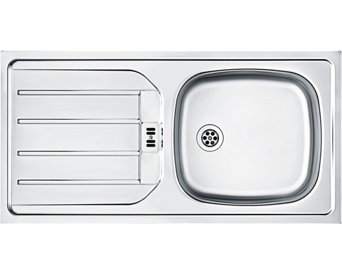 Nerezový dřez s odkapávací plochou