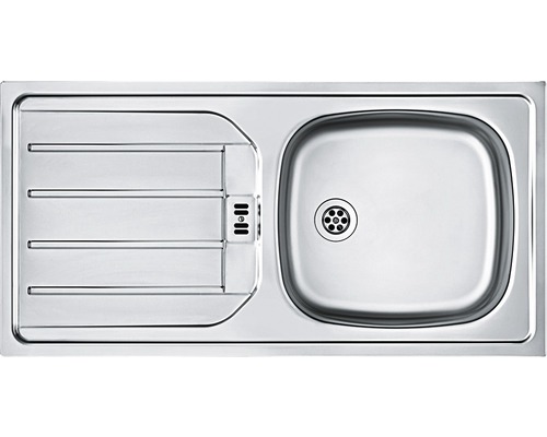 Nerezový dřez s odkapávací plochou