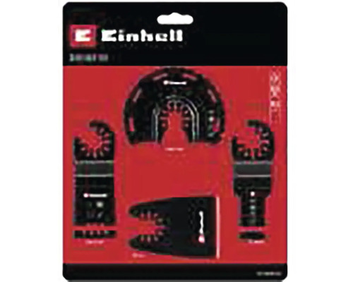 Logo Einhell. Sada oscilačních pilových listů pro multifunkční nástroje.