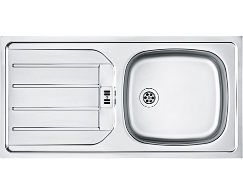 Nerezový dřez s odkapávací plochou