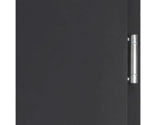 Detail dveří s kovovou klikou