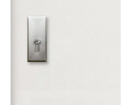 Kovová zámková skříňka s klíčovou dírkou