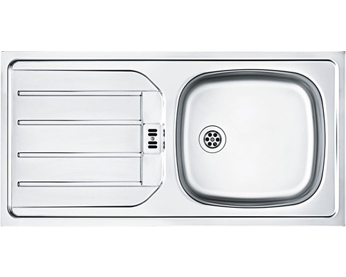 Nerezový dřez s odkapávací plochou