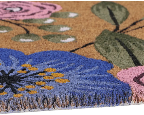 Rohožka s květinovým vzorem