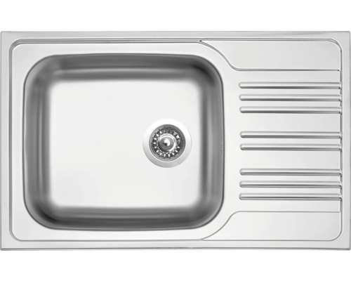 Nerezový dřez s odkapávací plochou
