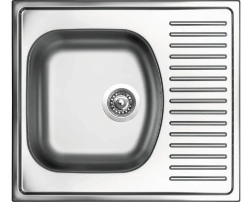 Nerezový dřez s odkapávací plochou