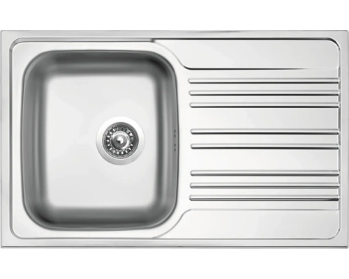 Nerezový dřez s odkapávací plochou