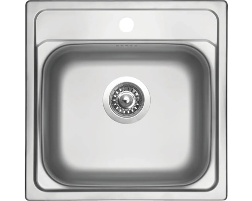 Nerezový dřez se sítkovým košem