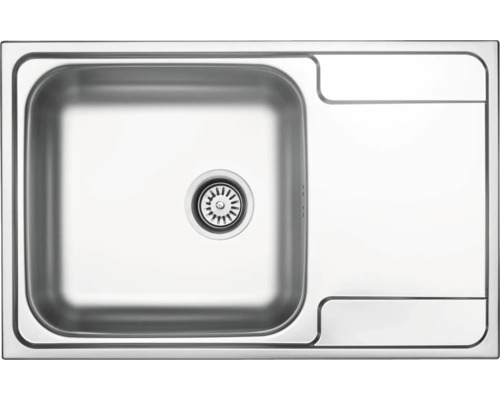 Nerezový dřez s odkapávací plochou